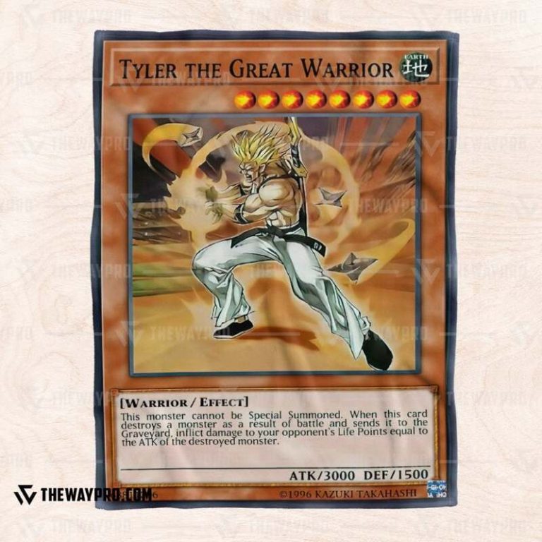 Yu Gi Oh Tyler the Great Warrior Blanket 1 2