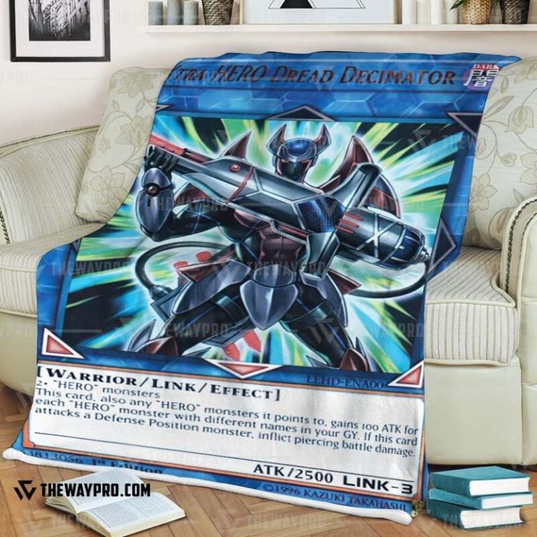 Yu Gi Oh Xtra HERO DreadDecimator Blanket 1 2