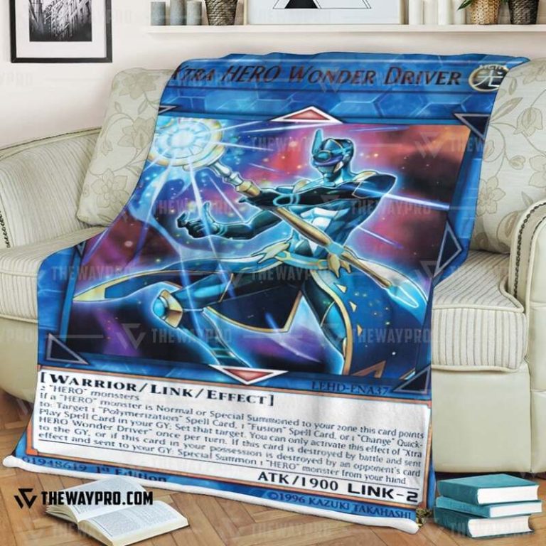 Yu Gi Oh Xtra HERO Wonder Driver Blanket 1 2