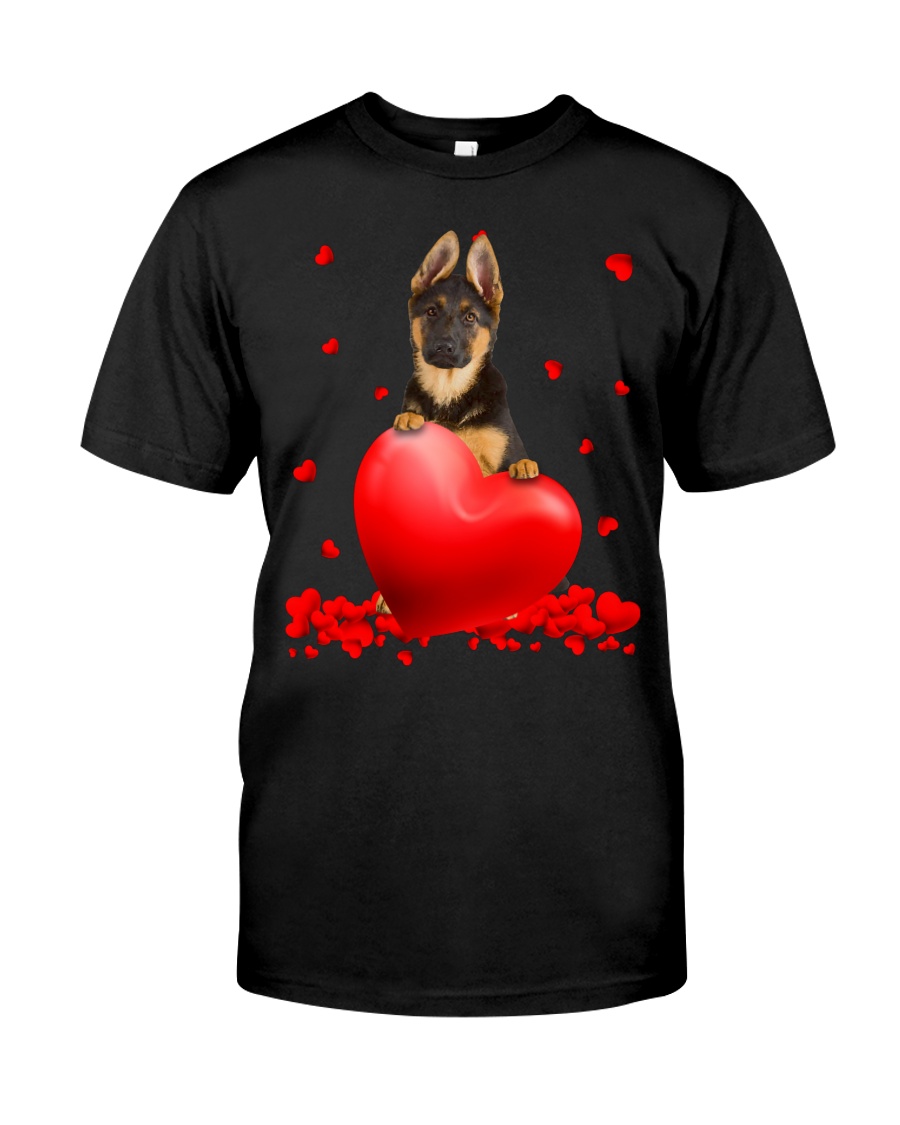 anMWIpnN German Shepherd Valentine Hearts shirt hoodie 1