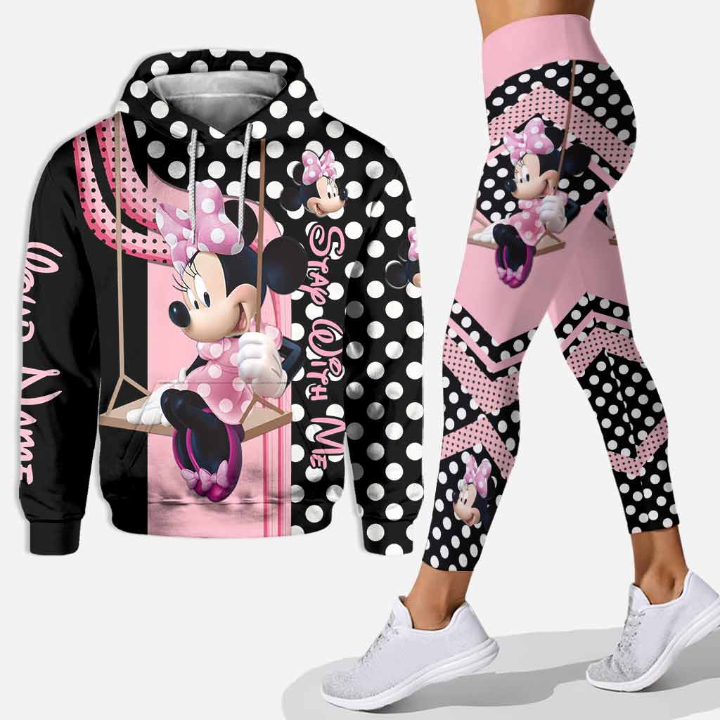 Disney Minnie Mouse Pink Custom Name 3D Hoodie Pant