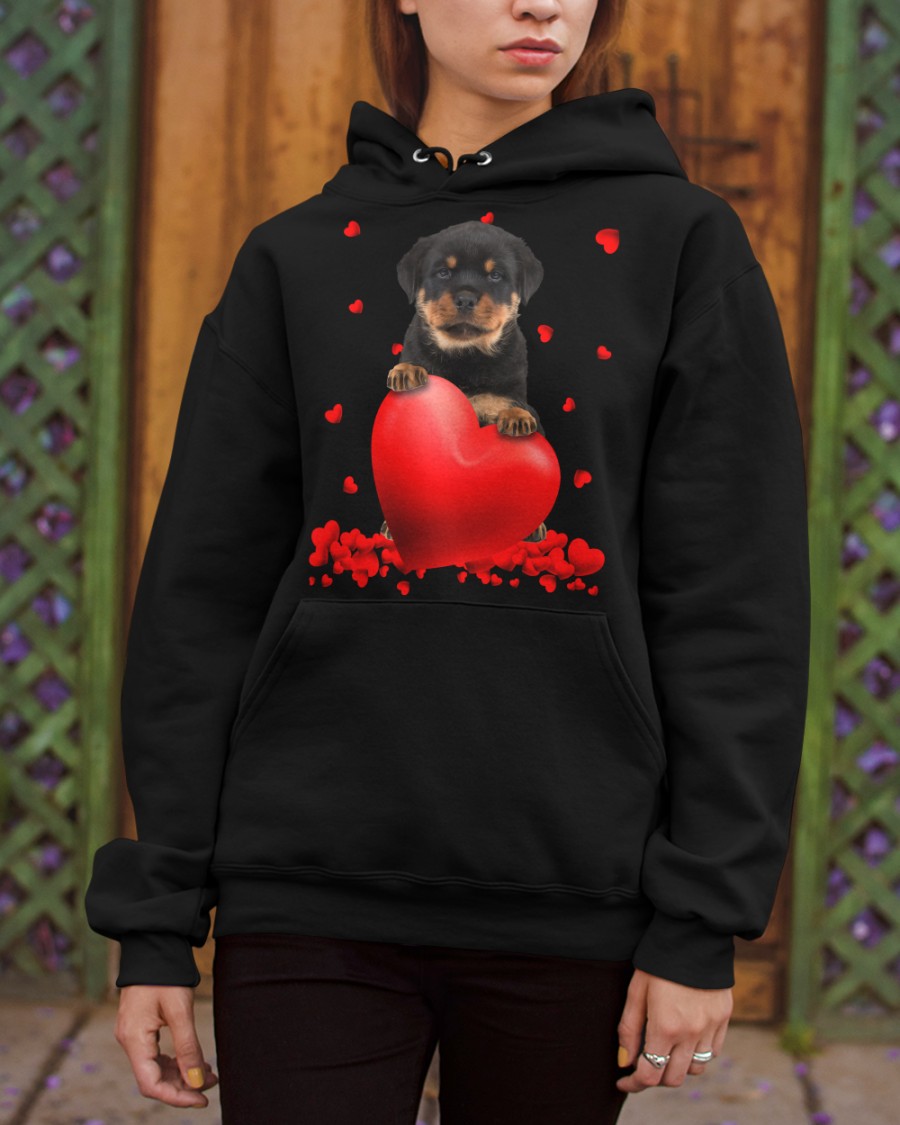 cGBTStMo Rottweiler Valentine Hearts shirt hoodie 6