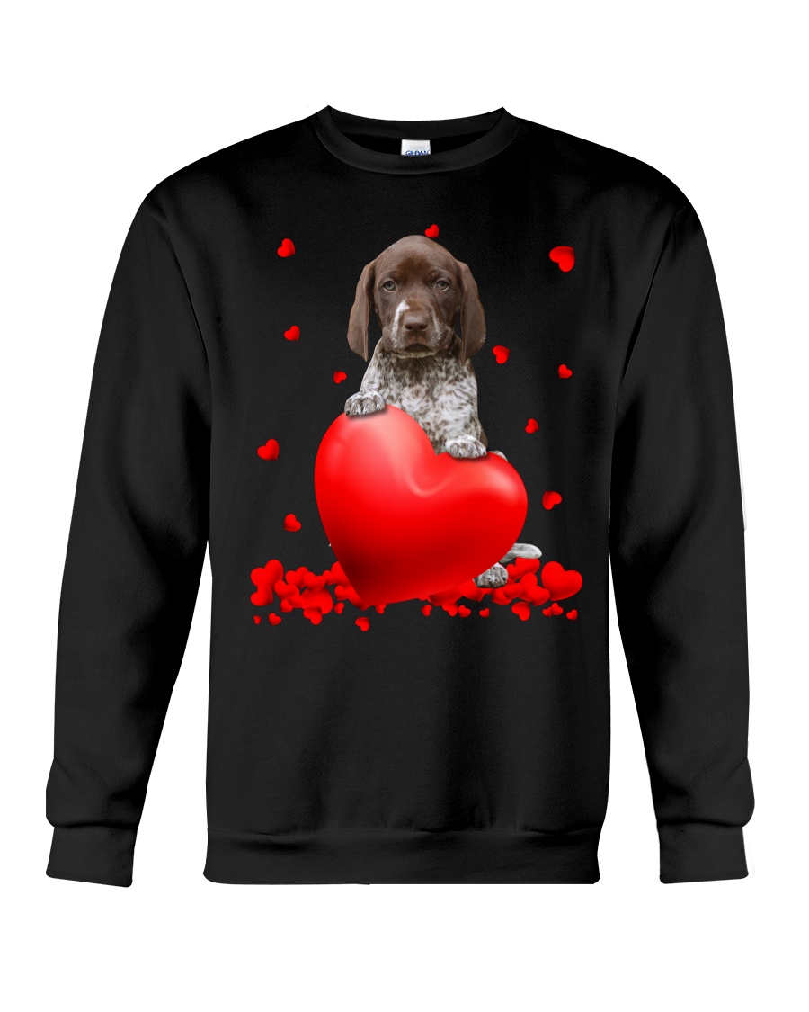 fIrsUv7f German Shorthaired Pointer Valentine Hearts shirt hoodie 8