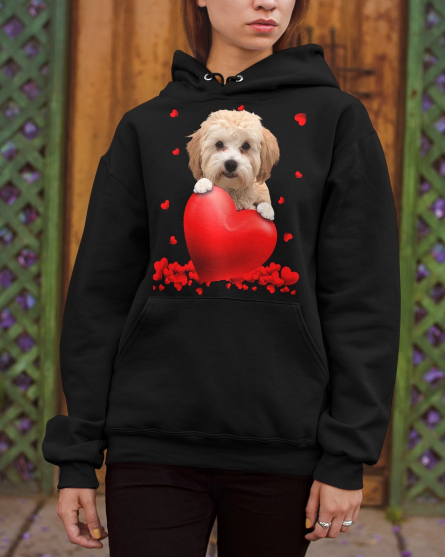 faBBHALg Morkie Poo Valentine Hearts shirt hoodie 6