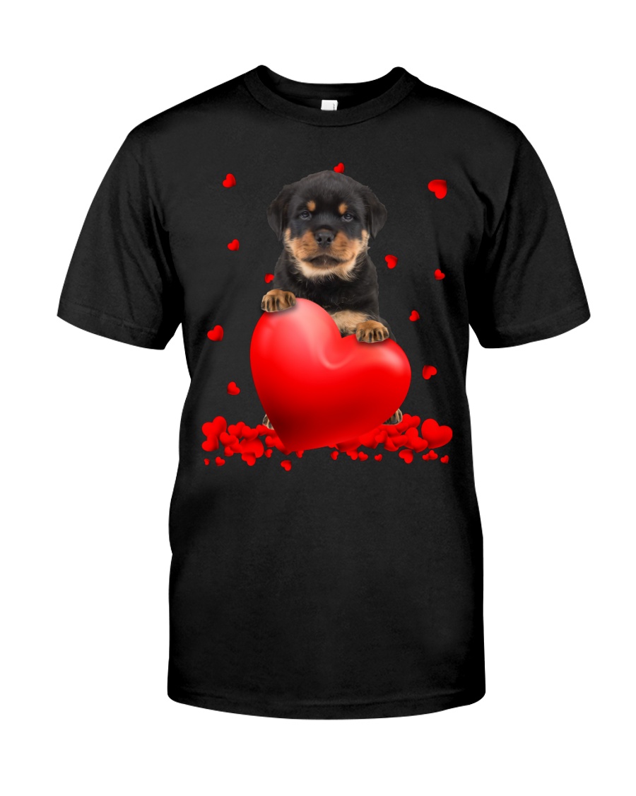 k2woVq3C Rottweiler Valentine Hearts shirt hoodie 1