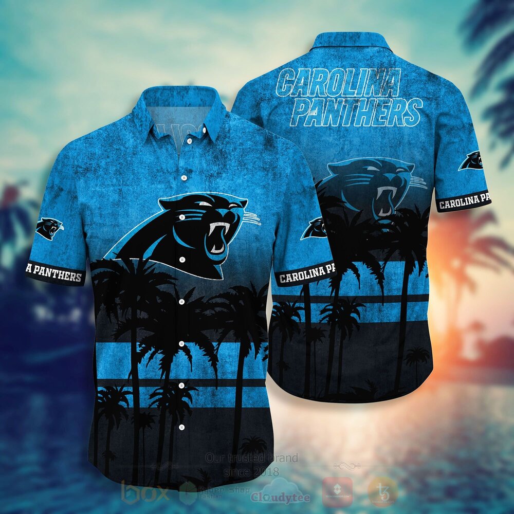 NFL Carolina Panthers Hawaiian Shirt Short