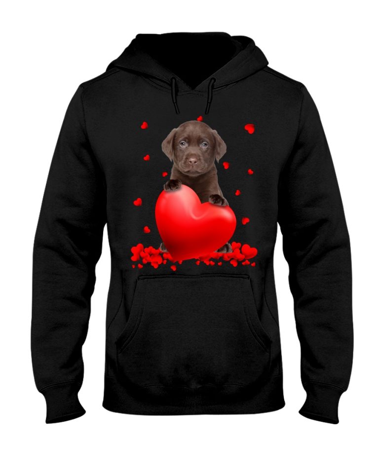 mNYog0d5 Labrador Chocolate Valentine Hearts shirt hoodie 4