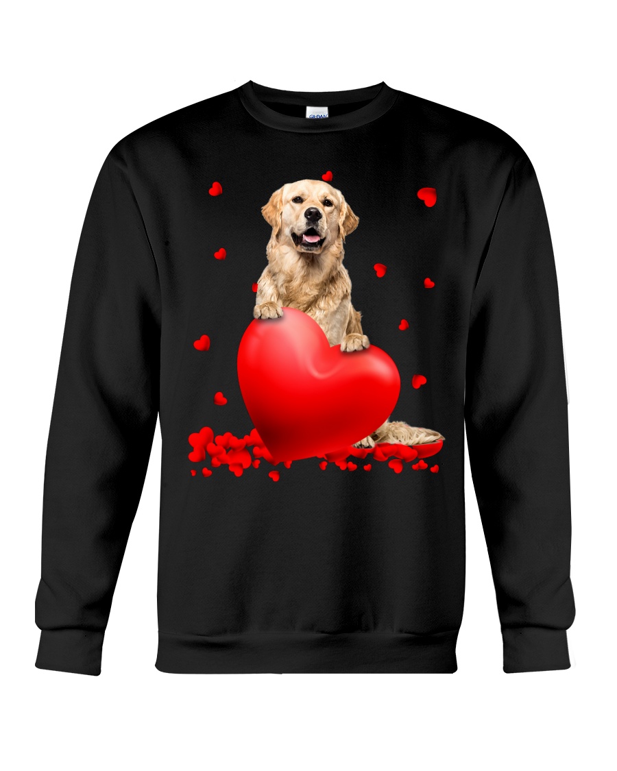 neGjXlhc Golden Retriever Valentine Hearts shirt hoodie 7