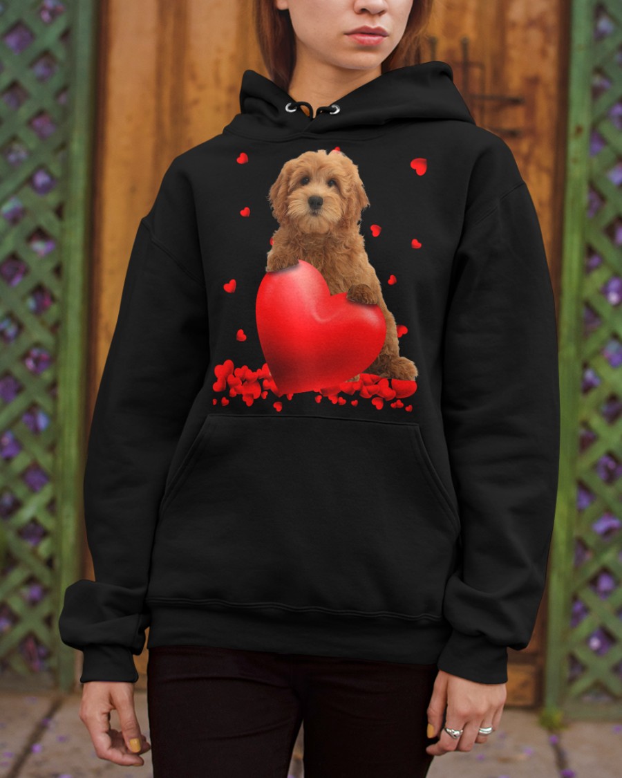 ru4FDy4c Red Goldendoodle Valentine Hearts shirt hoodie 6
