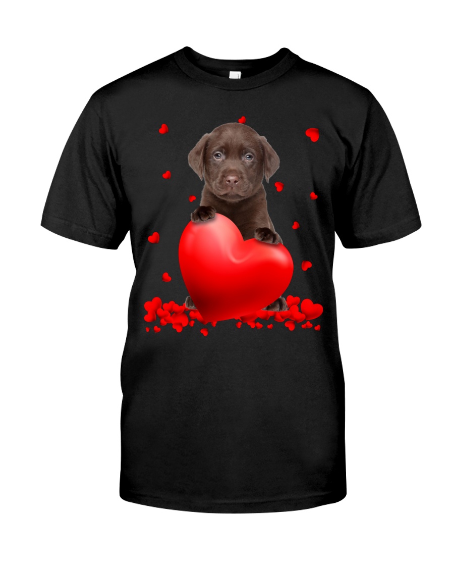 sA35VWSW Labrador Chocolate Valentine Hearts shirt hoodie 1