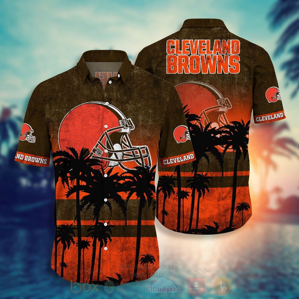 NFL Cleveland Browns Hawaiian Shirt Short