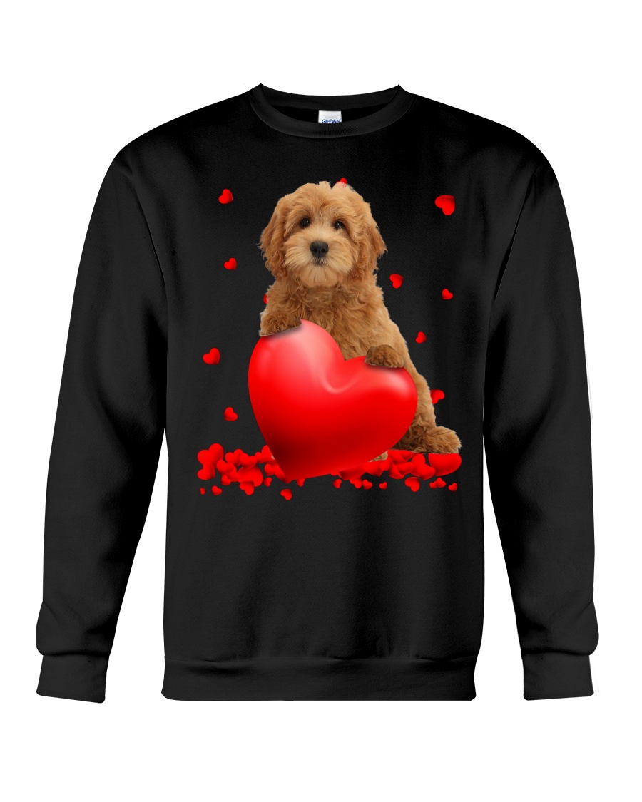 wsl76zMD Red Goldendoodle Valentine Hearts shirt hoodie 7