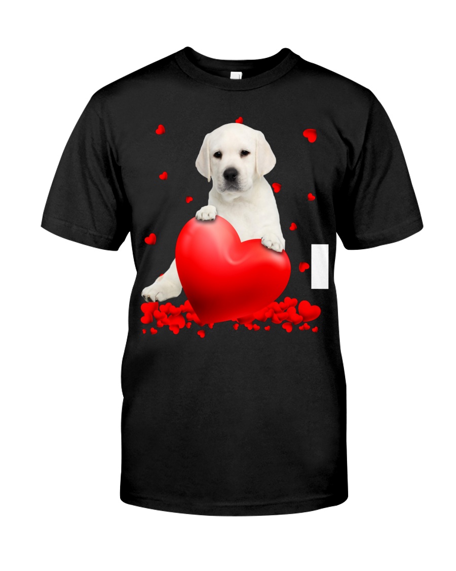 yJWNIjZW White Labrador Valentine Hearts shirt hoodie 1