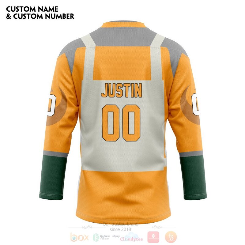 3D Happy Star The Rebel Alliance Yellow Personalized Hockey Jersey 1