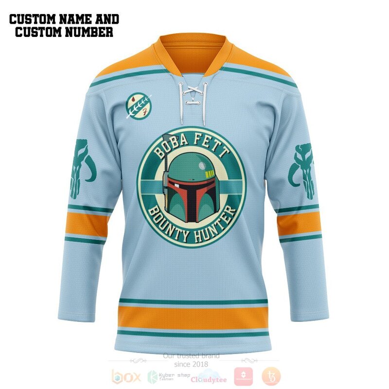 3D Star Wars Mandalorian Personalized Hockey Jersey