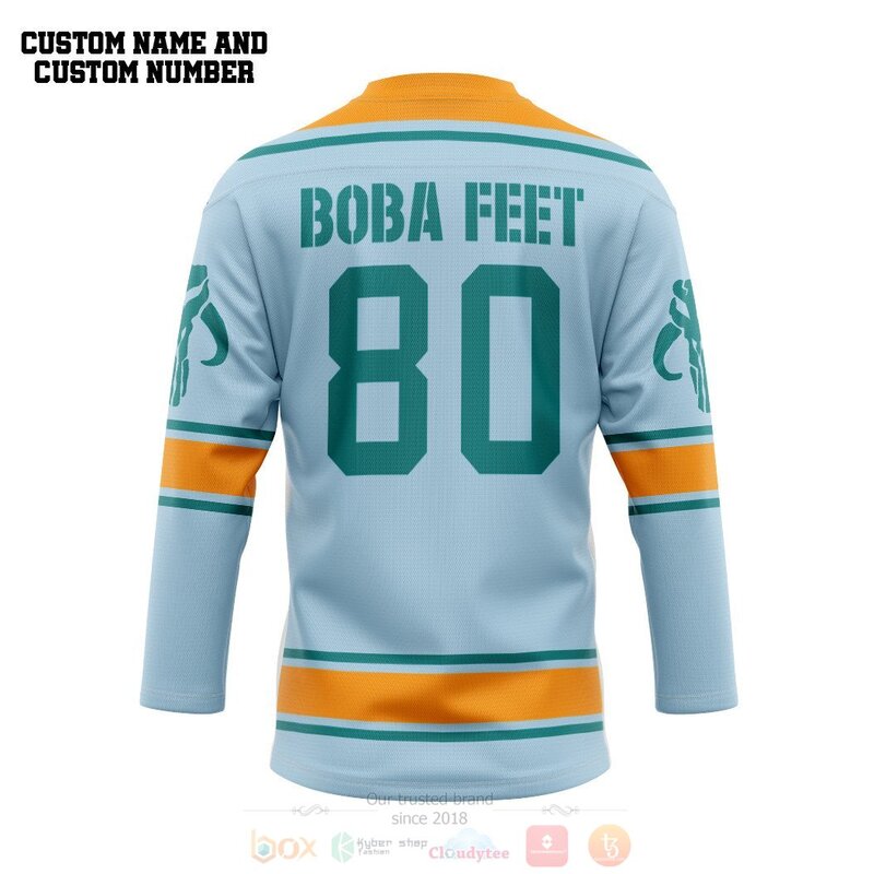 3D Star Wars Mandalorian Personalized Hockey Jersey 1