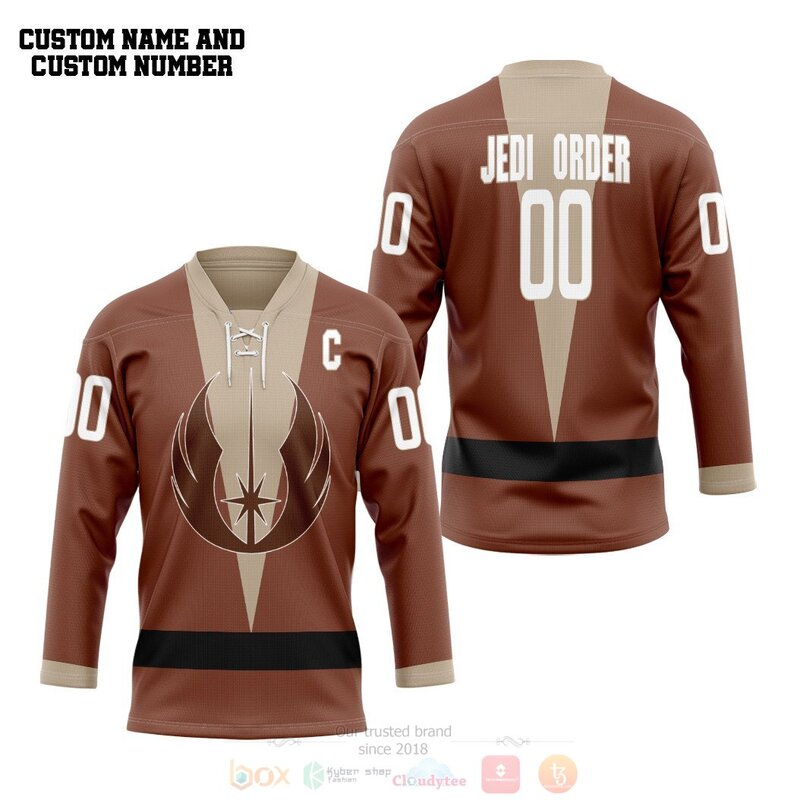 3D Star Wars The Jedi Order Personalized Hockey Jersey 1 2