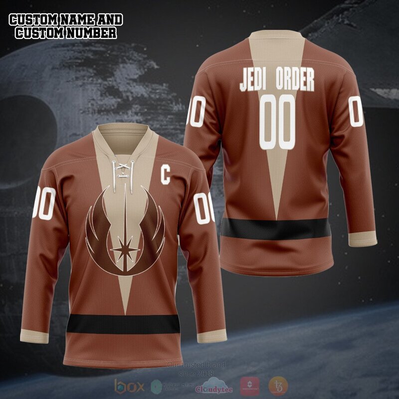 3D Star Wars The Jedi Order Personalized Hockey Jersey 1 2 3