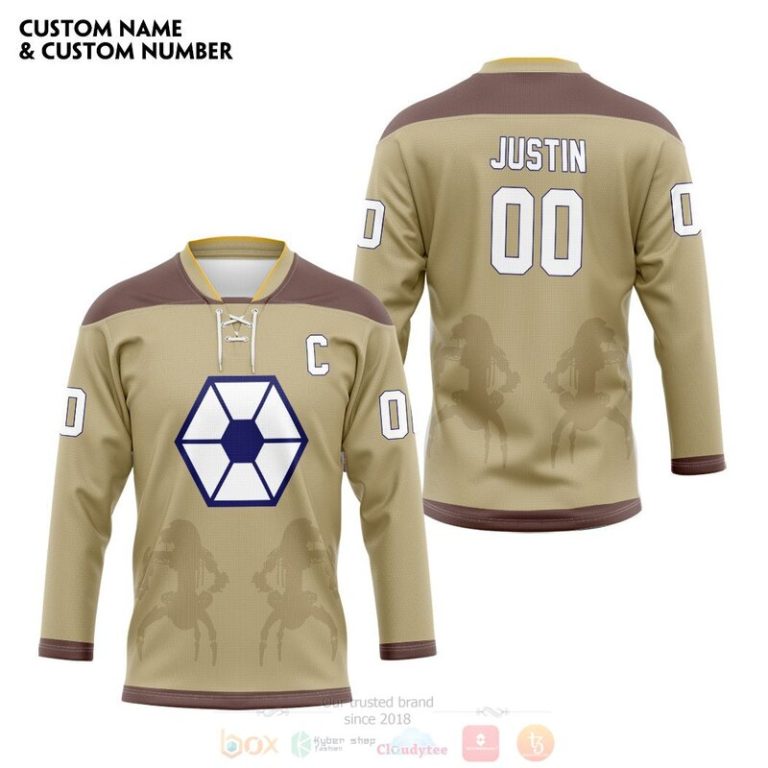 3D Star Wars The Separatists Personalized Hockey Jersey 1 2