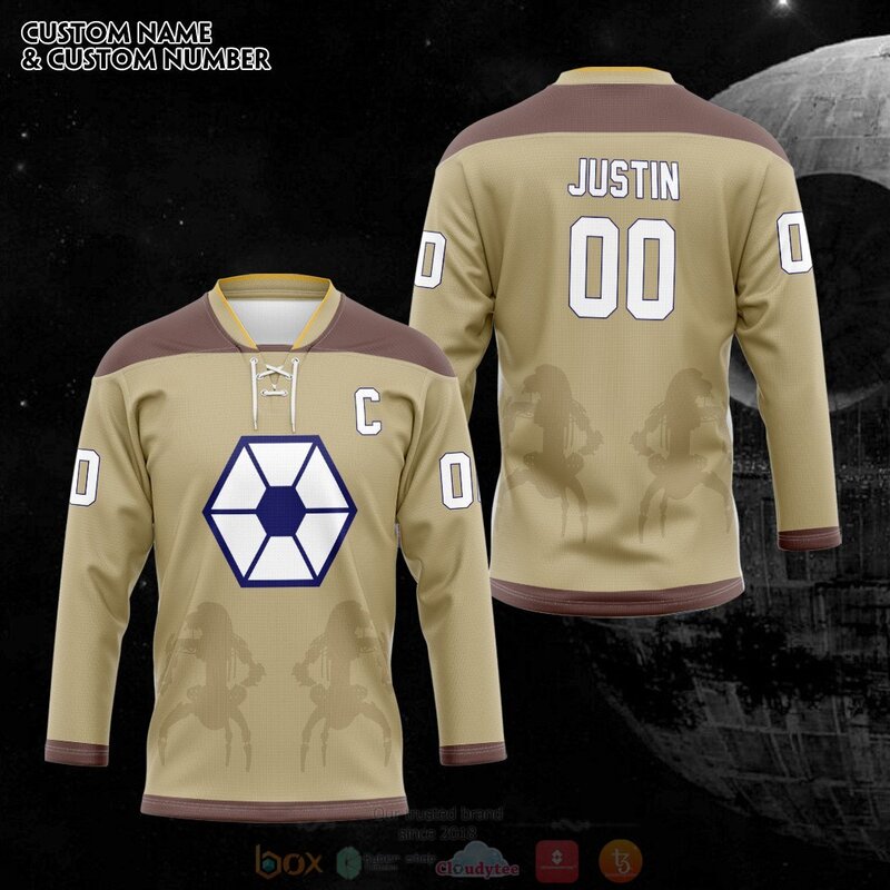 3D Star Wars The Separatists Personalized Hockey Jersey 1 2 3