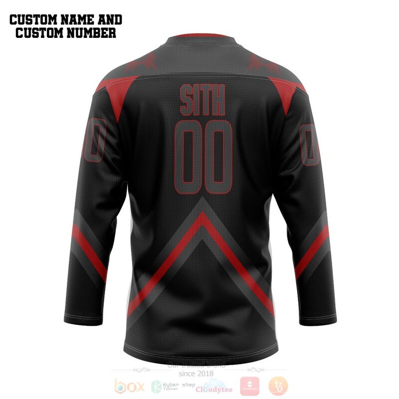 3D Star Wars The Sith Personalized Hockey Jersey 1 2