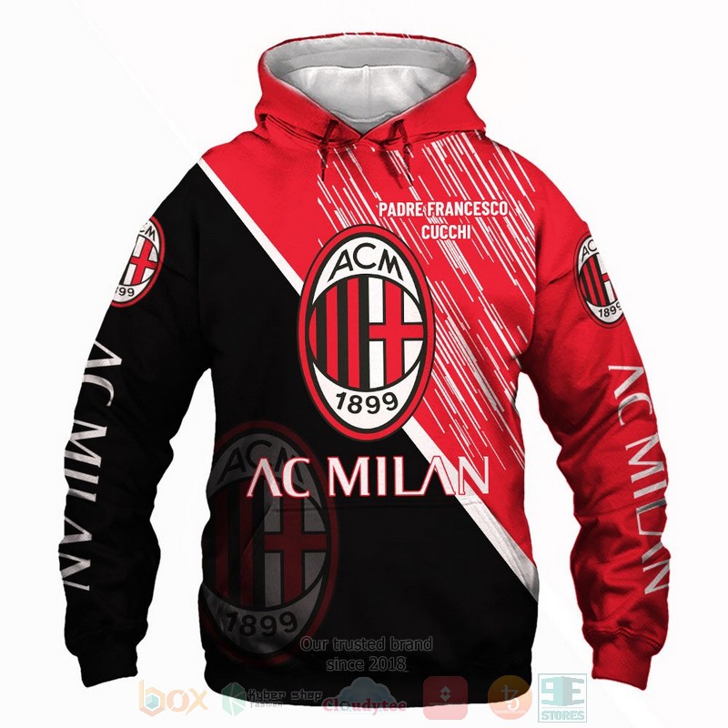 AC Milan Padre Francesco Cucchi 3D shirt hoodie