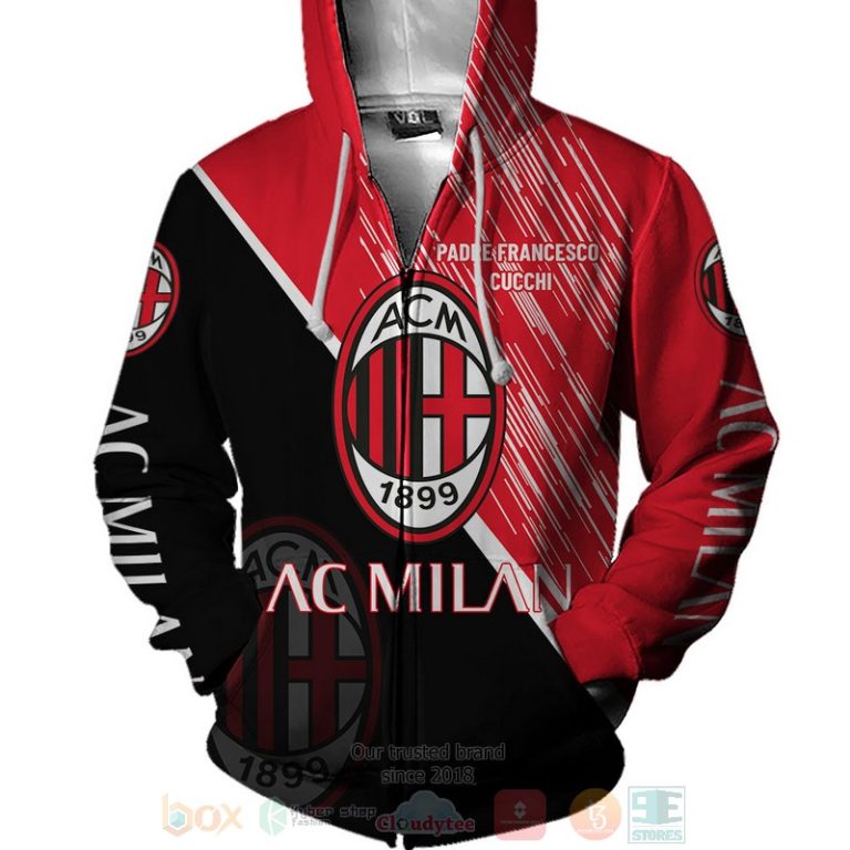 AC Milan Padre Francesco Cucchi 3D shirt hoodie 1 2