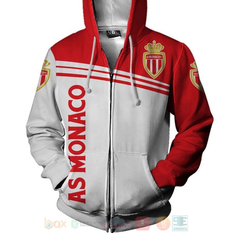 AS Monaco 3D shirt hoodie 1 2