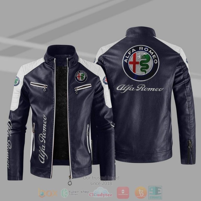 Alfa Romeo Block Leather Jacket 1 2