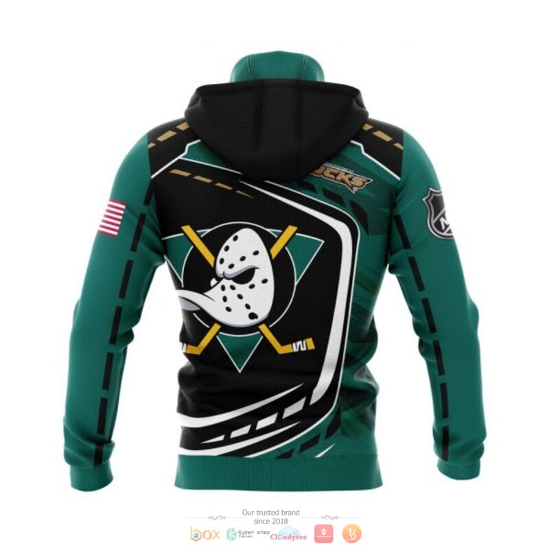 Anaheim Ducks NHL black green 3D shirt hoodie 1 2 3 4