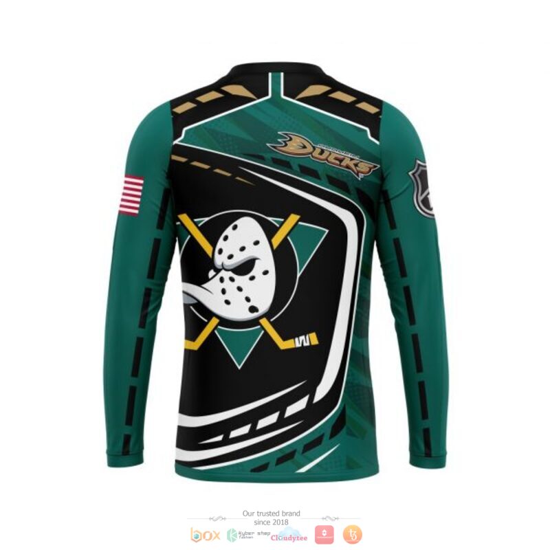 Anaheim Ducks NHL black green 3D shirt hoodie 1 2 3 4 5 6