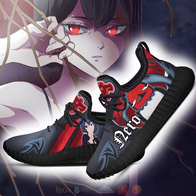Anime Black Bull Knight Black Clover Nero Reze Shoes 1 2