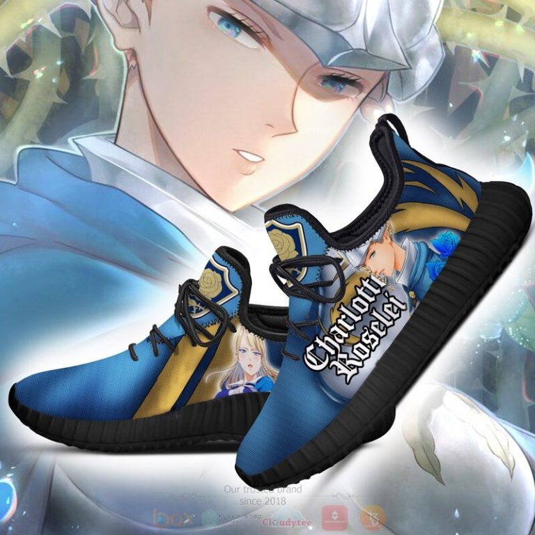 Anime Black Clover Charlotte Blue Rose Knight Reze Shoes 1 2