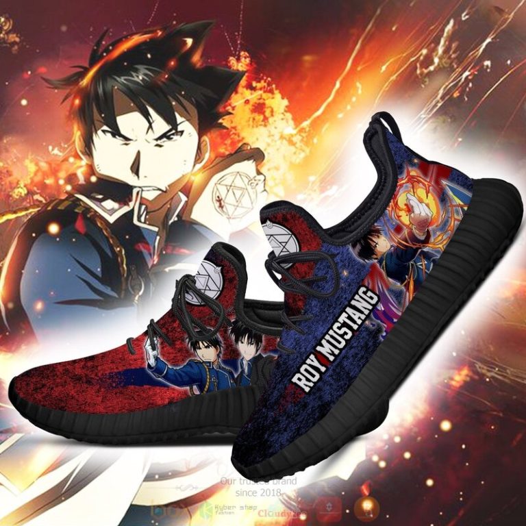 Anime Character Fullmetal Alchemist Roy Reze Shoes 1 2