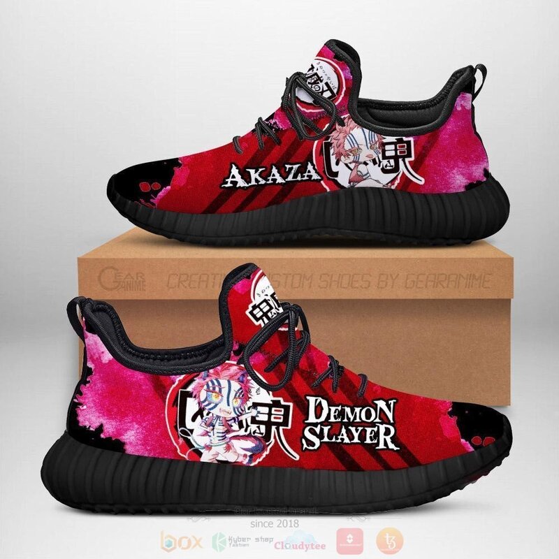 Anime Demon Slayer Demon Akaza Reze Shoes