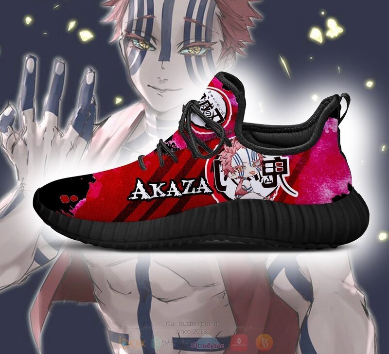 Anime Demon Slayer Demon Akaza Reze Shoes 1 2 3