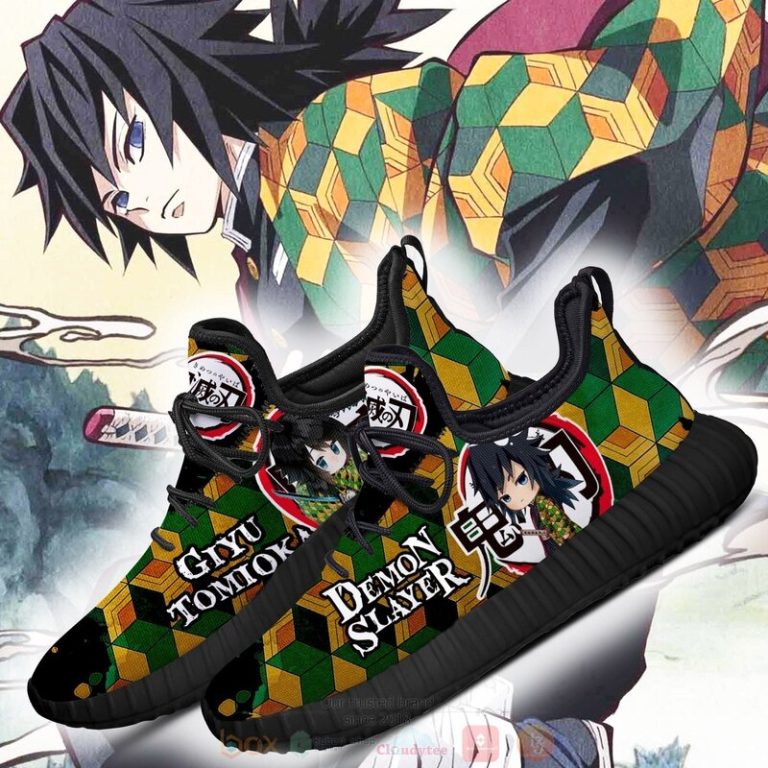 Anime Demon Slayer Giyu Tomioka Reze Shoes 1