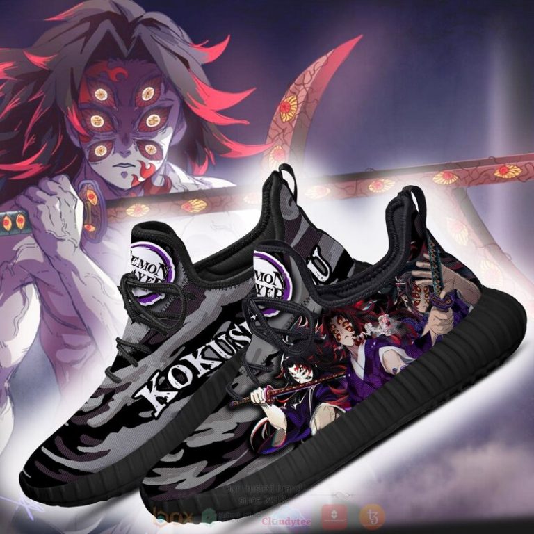 Anime Demon Slayer Kokushibou Reze Shoes 1 2