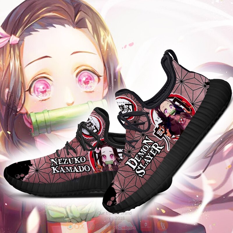 Anime Demon Slayer Nezuko Reze Shoes 1 2