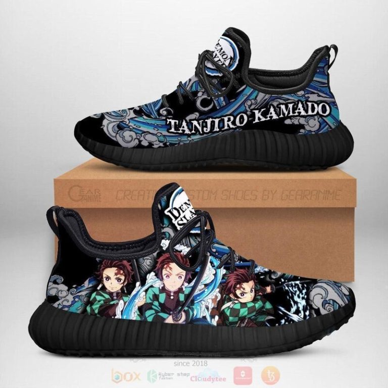 Anime Demon Slayer Tanjiro Blue Reze Shoes