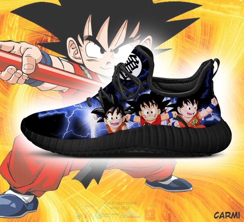 Anime Dragon Ball Kid Goku Reze Shoes 1 2