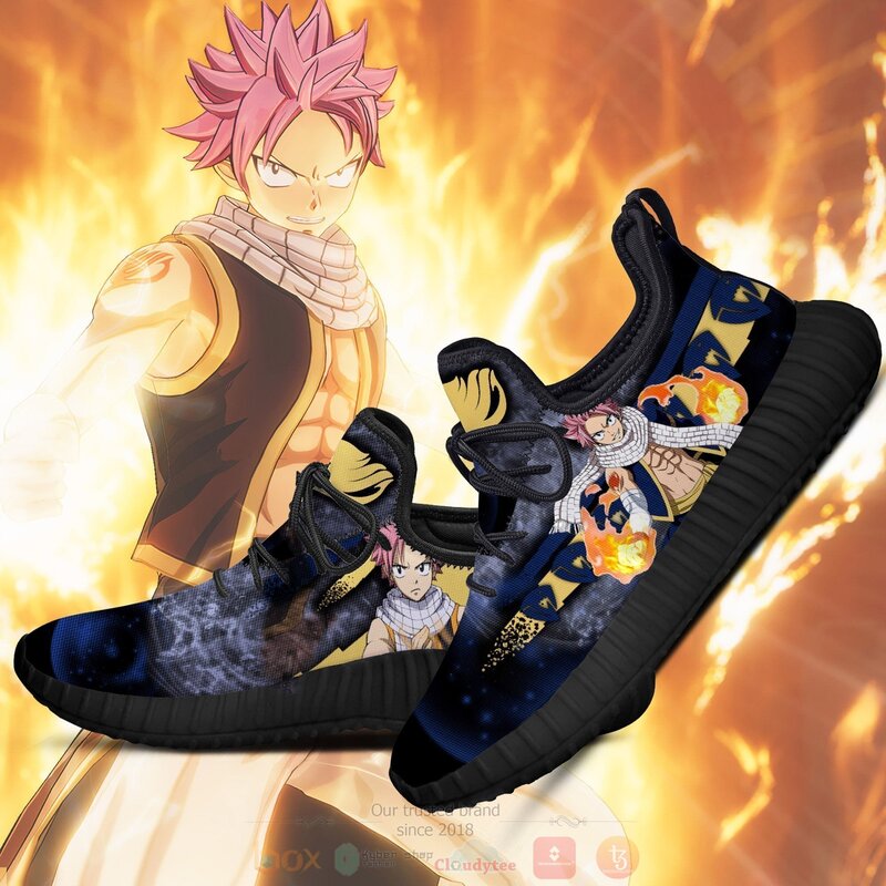 Anime Fairy Tail Natsu Reze Shoes 1