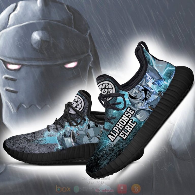 Anime Fullmetal Alchemist Alphonse Elric Reze Shoes 1 2