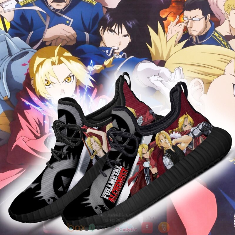 Anime Fullmetal Alchemist Elric Reze Shoes 1