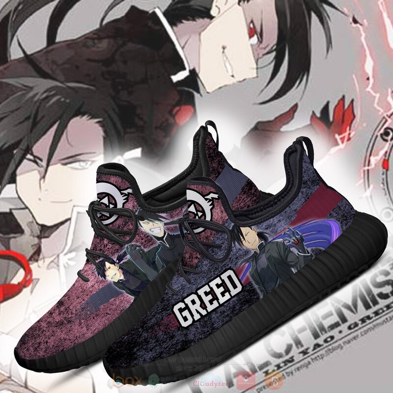 Anime Fullmetal Alchemist Greed Character Reze Shoes 1