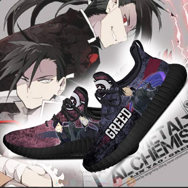 Anime Fullmetal Alchemist Greed Character Reze Shoes 1 2