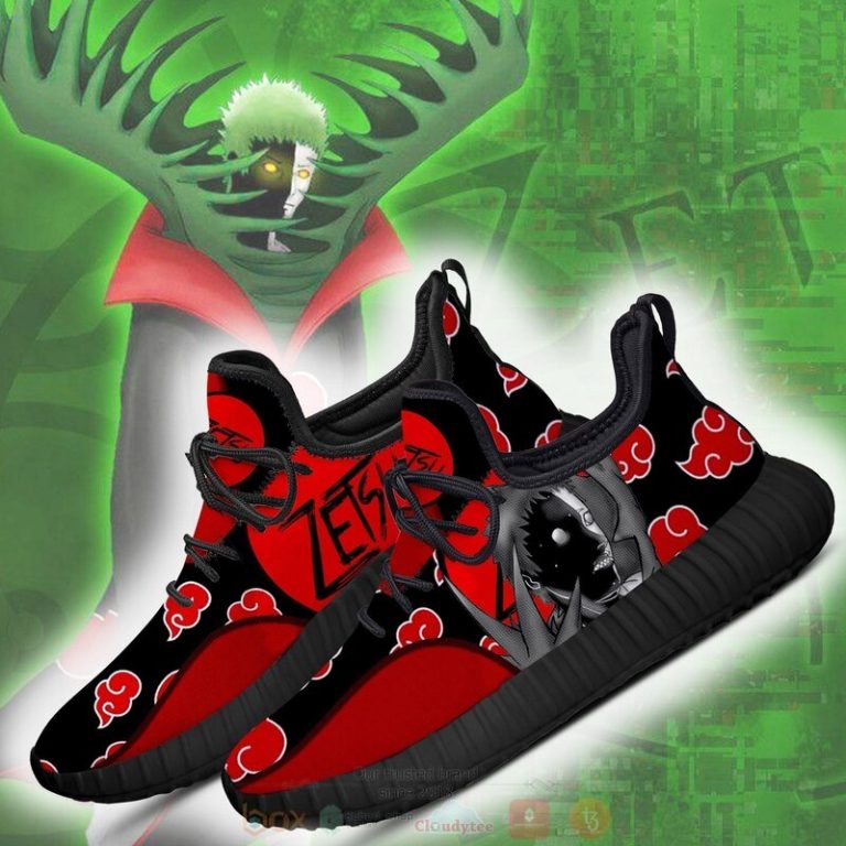 Anime Naruto Akatsuki Zetsu Reze Shoes 1 2