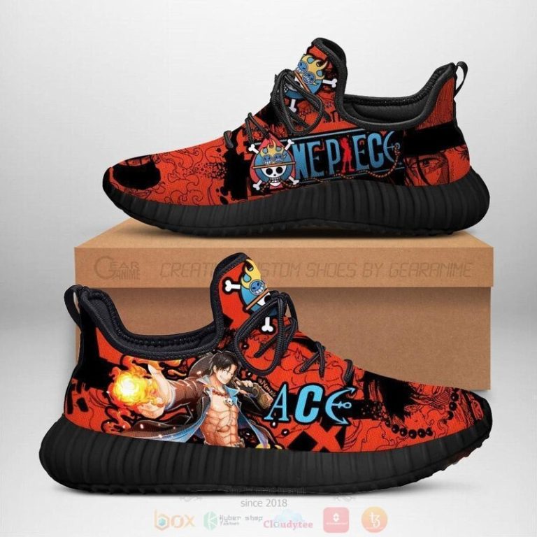 Anime One Piece Portgas D. Ace Reze Shoes