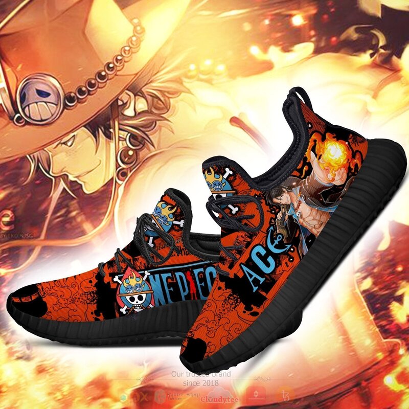 Anime One Piece Portgas D. Ace Reze Shoes 1