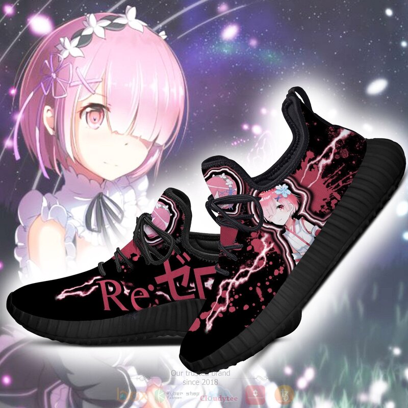 Anime Starting Life In Another World Re Zero Ram Reze Shoes 1 2